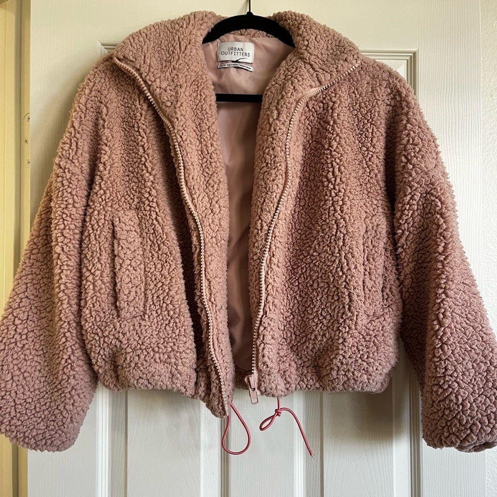 Pink Sherpa Jacket